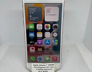 Apple Iphone 7 128GB Rose gold Nincs készleten 