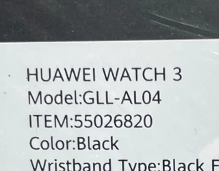 Huawei Watch 3 LTE.  Nincs készleten