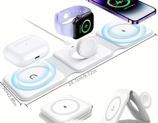 3in1 Qi töltő állomás – iPhone, Watch, Airpods